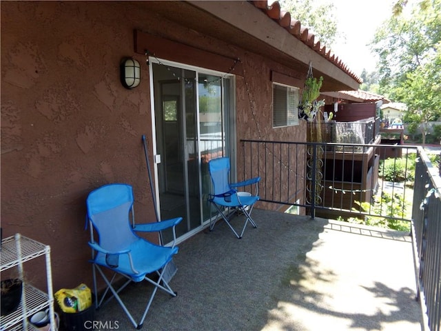 1598 Border Ave Unit H, Corona, CA 92882 - view of patio / terrace featuring a balcony
