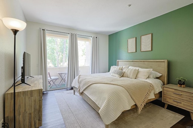 3171 Dehesa Rd Unit 3, El Cajon, CA 92019 - bedroom with access to exterior and wood finished floors
