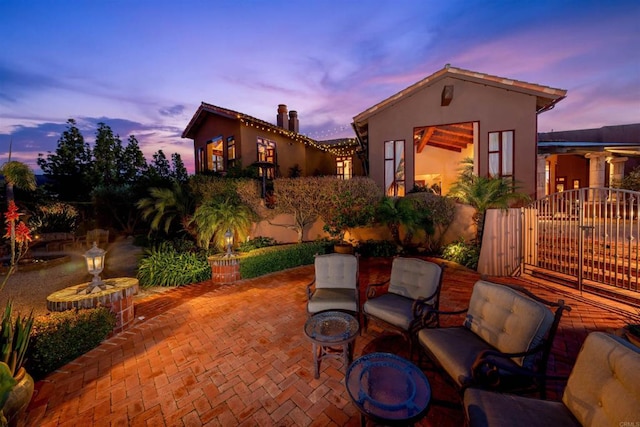 3198 Ashley Park Way, Jamul, CA 91935 - view of patio / terrace featuring a gate and outdoor lounge area