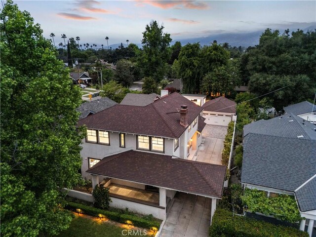 1281 E Orange Grove Blvd, Pasadena, CA 91104 - view from above of property