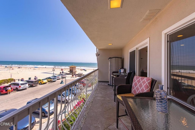4975 Sandyland Rd Unit 302, Carpinteria, CA 93013 - balcony with view of water and beach