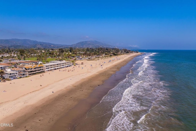4975 Sandyland Rd Unit 302, Carpinteria, CA 93013 - water view with local beach and a mountainous background