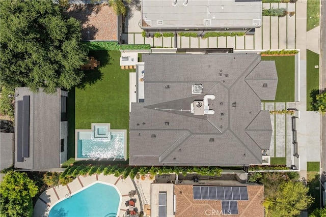 13536 Morrison St, Sherman Oaks, CA 91423 - aerial view of a pool area