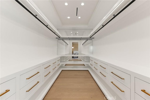 13536 Morrison St, Sherman Oaks, CA 91423 - walk in closet with light wood finished floors