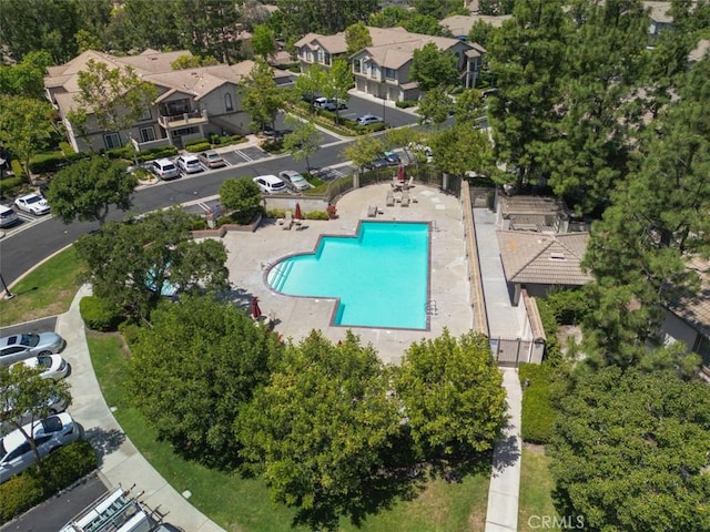 369 Chaumont Cir, Lake Forest, CA 92610 - aerial view of a pool