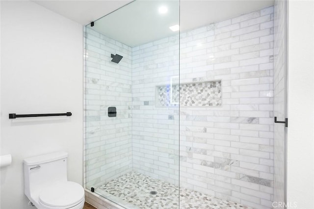 1563 Gary Ln, Redlands, CA 92374 - bathroom featuring a stall shower and toilet