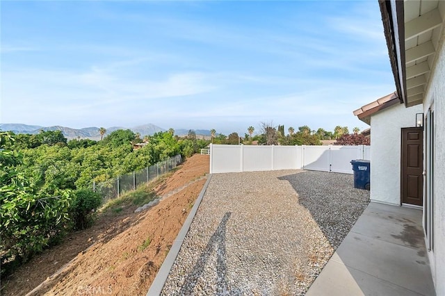 1563 Gary Ln, Redlands, CA 92374 - fenced backyard with a mountain view
