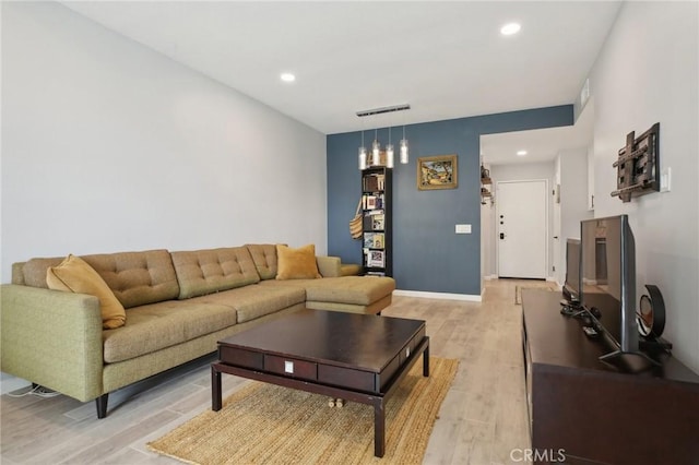 30902 Clubhouse Dr Unit 27D, Laguna Niguel, CA 92677 - living area featuring light wood-style floors and recessed lighting