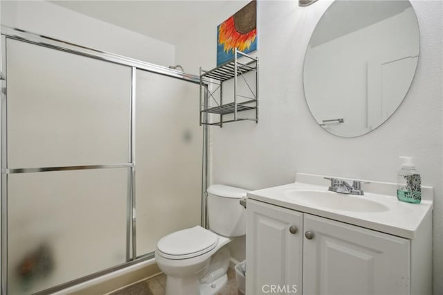 30902 Clubhouse Dr Unit 27D, Laguna Niguel, CA 92677 - full bathroom featuring vanity and a shower with shower door