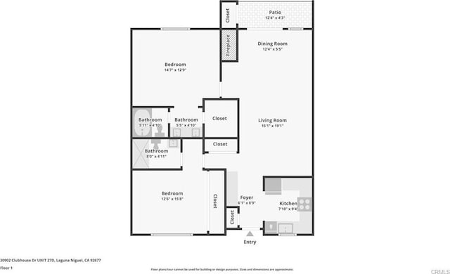 30902 Clubhouse Dr Unit 27D, Laguna Niguel, CA 92677 - room layout