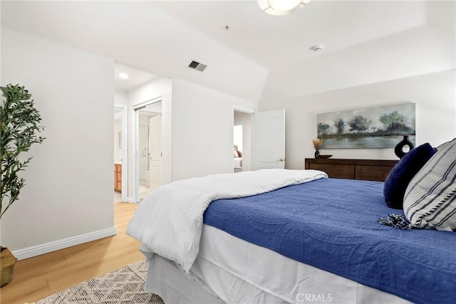 609 E Newmark Ave, Monterey Park, CA 91755 - bedroom featuring light wood-style flooring, recessed lighting, and ensuite bathroom