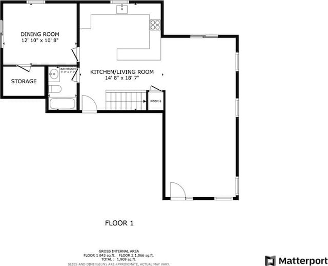 609 E Newmark Ave, Monterey Park, CA 91755 - view of room layout