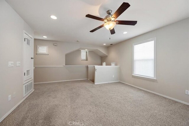 11506 Cuervo Way, Atascadero, CA 93422 - carpeted spare room featuring recessed lighting, ceiling fan, and baseboards