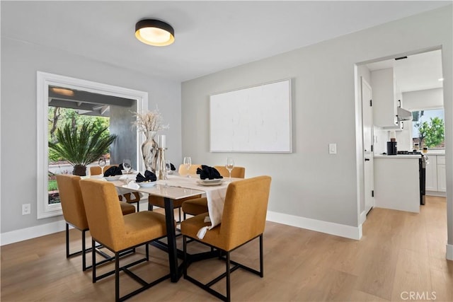2014 Cumberland Rd, Glendora, CA 91741 - dining area featuring light wood-style floors and baseboards