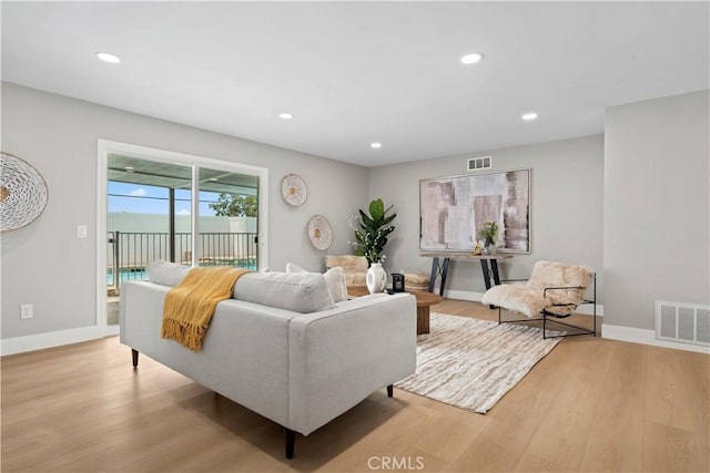 2014 Cumberland Rd, Glendora, CA 91741 - living room with wood finished floors, baseboards, and recessed lighting