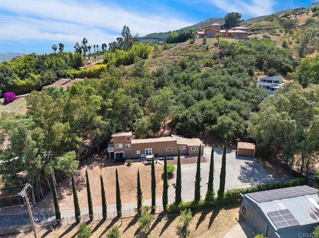 1529 Cloverdale Rd, Escondido, CA 92027 - aerial view of property and surrounding area featuring mountains