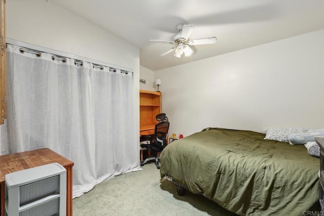 1529 Cloverdale Rd, Escondido, CA 92027 - carpeted bedroom featuring ceiling fan