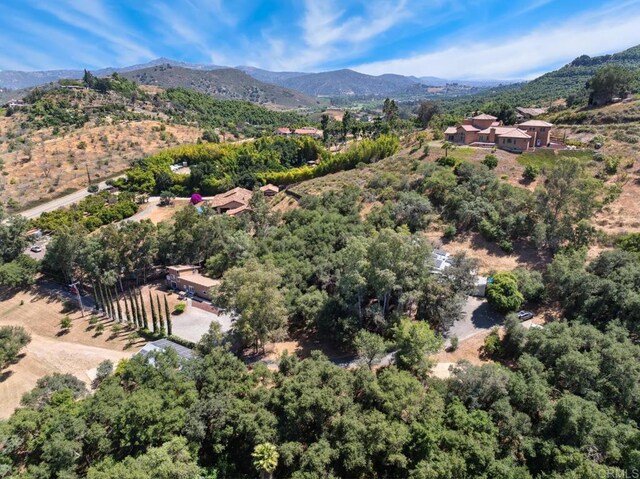 1529 Cloverdale Rd, Escondido, CA 92027 - aerial view of a mountain backdrop