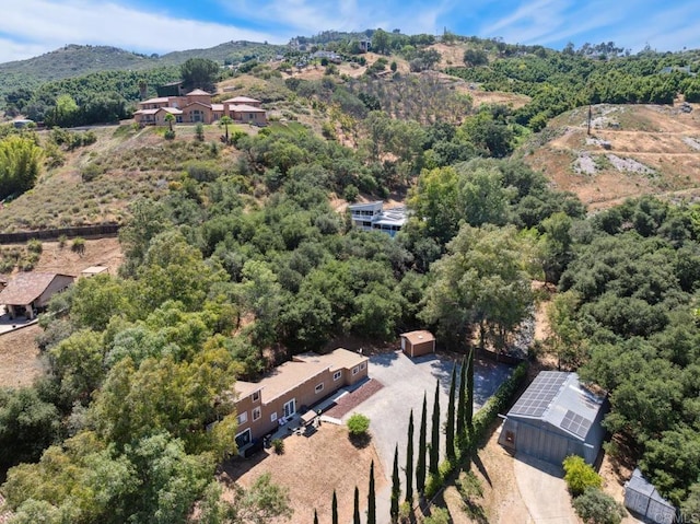 1529 Cloverdale Rd, Escondido, CA 92027 - view of subject property with a forest and a mountain backdrop