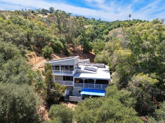 1529 Cloverdale Rd, Escondido, CA 92027 - view from above of property featuring a heavily wooded area
