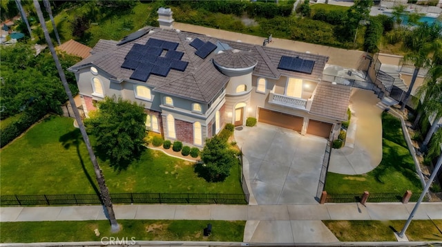 211 Franklin Ave, Redlands, CA 92373 - view from above of property