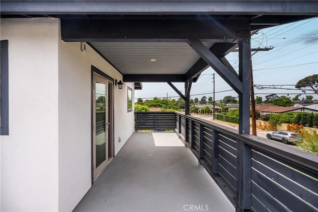 6557 Clybourn Ave, North Hollywood, CA 91606 - view of patio featuring a balcony