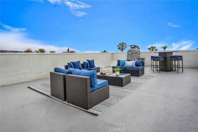 200 S Catalina Ave Unit 403, Redondo Beach, CA 90277 - view of patio featuring an outdoor living space