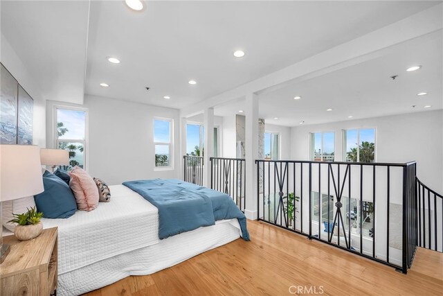 200 S Catalina Ave Unit 403, Redondo Beach, CA 90277 - bedroom featuring wood finished floors and recessed lighting