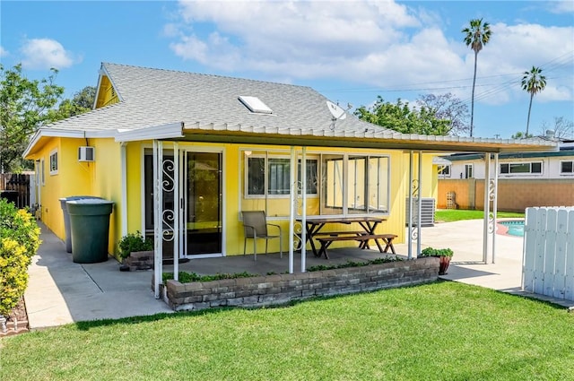 1426 E Colver Pl, Covina, CA 91724 - back of house with roof with shingles, a patio, and an outdoor pool