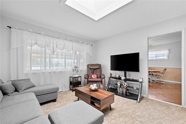 1426 E Colver Pl, Covina, CA 91724 - living room with carpet and wainscoting