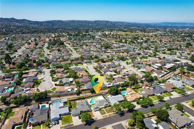 1426 E Colver Pl, Covina, CA 91724 - aerial view of property and surrounding area featuring nearby suburban area