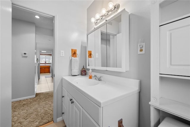 1426 E Colver Pl, Covina, CA 91724 - bathroom featuring vanity and baseboards