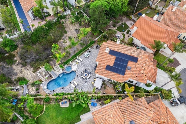 4520 Tarantella Ln, San Diego, CA 92130 - aerial overview of property's location with a pool area
