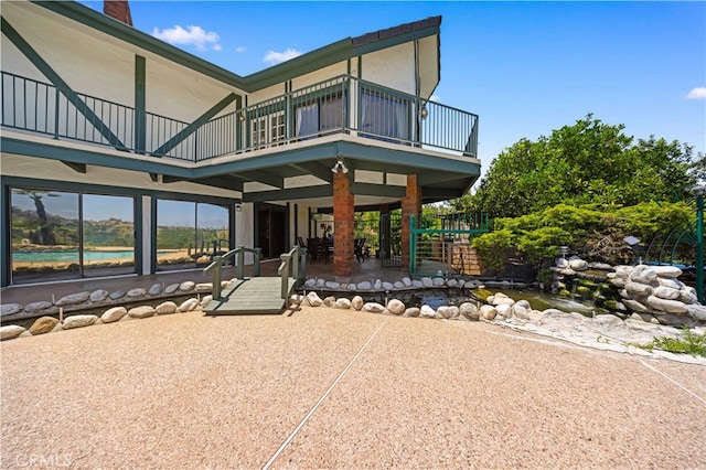 2360 Oakleaf Canyon Rd, Walnut, CA 91789 - view of front of property featuring a balcony and a patio