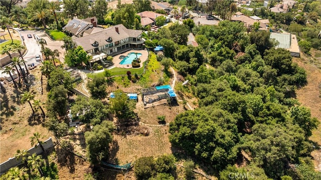 2360 Oakleaf Canyon Rd, Walnut, CA 91789 - aerial view of residential area featuring a pool