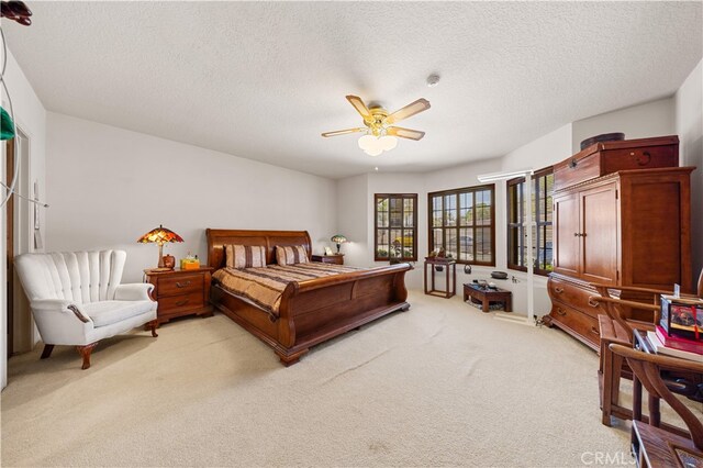 2360 Oakleaf Canyon Rd, Walnut, CA 91789 - bedroom with light colored carpet and a textured ceiling