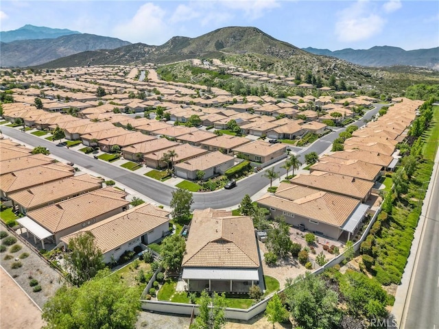 1574 Litchfield Ct, Banning, CA 92220 - aerial perspective of suburban area with a mountain backdrop