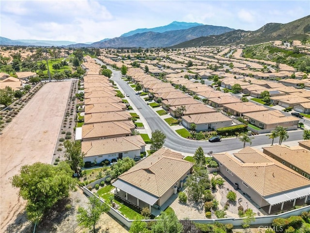 1574 Litchfield Ct, Banning, CA 92220 - aerial perspective of suburban area featuring a mountainous background