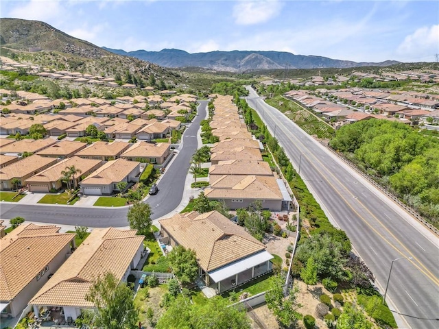 1574 Litchfield Ct, Banning, CA 92220 - aerial perspective of suburban area with a mountain backdrop