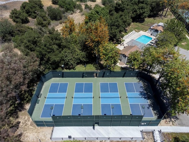 23615 Falcons View Dr, Diamond Bar, CA 91765 - aerial view of a pool