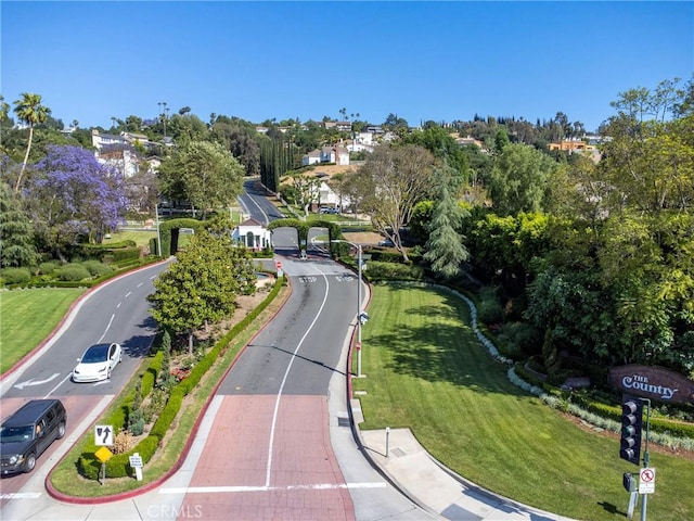 23615 Falcons View Dr, Diamond Bar, CA 91765 - aerial overview of property's location with a tree filled landscape