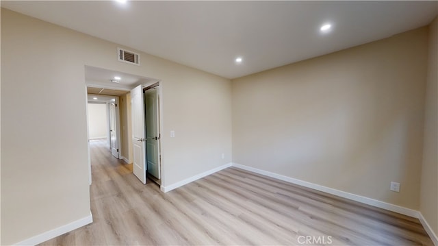 333 Burchett St Unit 203, Glendale, CA 91203 - empty room featuring light wood-type flooring and recessed lighting