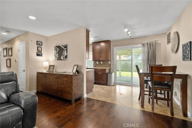 10113 Hemlock St, Rancho Cucamonga, CA 91730 - living area with light wood-style flooring, baseboards, and recessed lighting