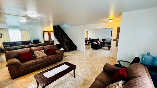 4127 W 130th St, Hawthorne, CA 90250 - living area featuring stairs