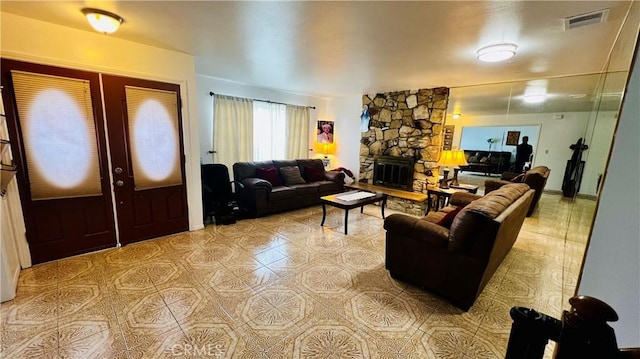 4127 W 130th St, Hawthorne, CA 90250 - living room with a fireplace