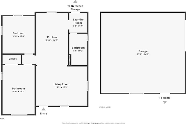 306 Belle Ave, Bakersfield, CA 93308 - room layout