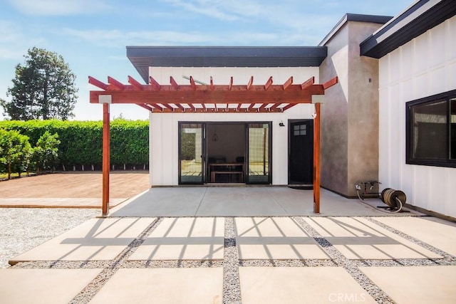 1923119229 Cantara St, Reseda, CA 91335 - view of patio with a pergola