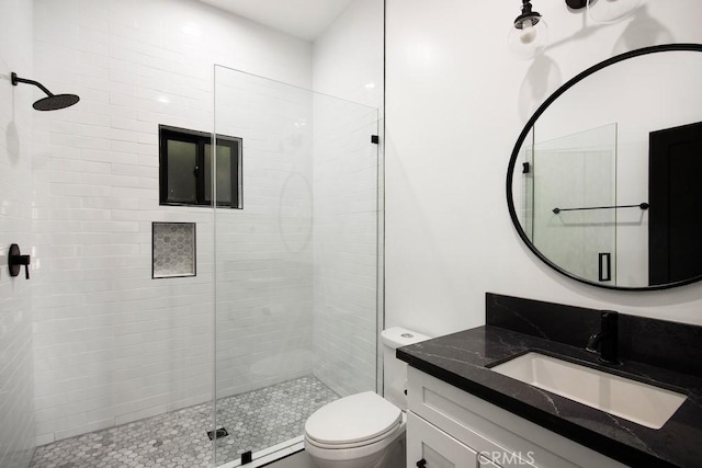 1923119229 Cantara St, Reseda, CA 91335 - bathroom with a stall shower, vanity, and toilet