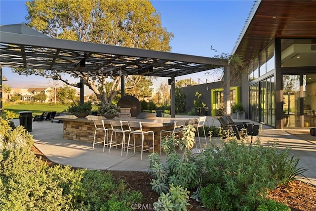 108 Sideways, Irvine, CA 92618 - view of patio / terrace featuring a bar and grilling area