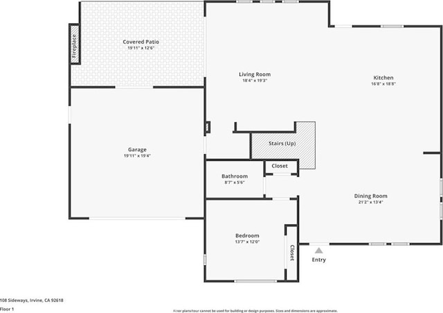 108 Sideways, Irvine, CA 92618 - view of home floor plan